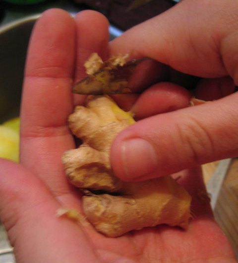 gingerpeeling