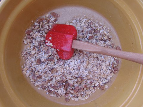 mixing oats